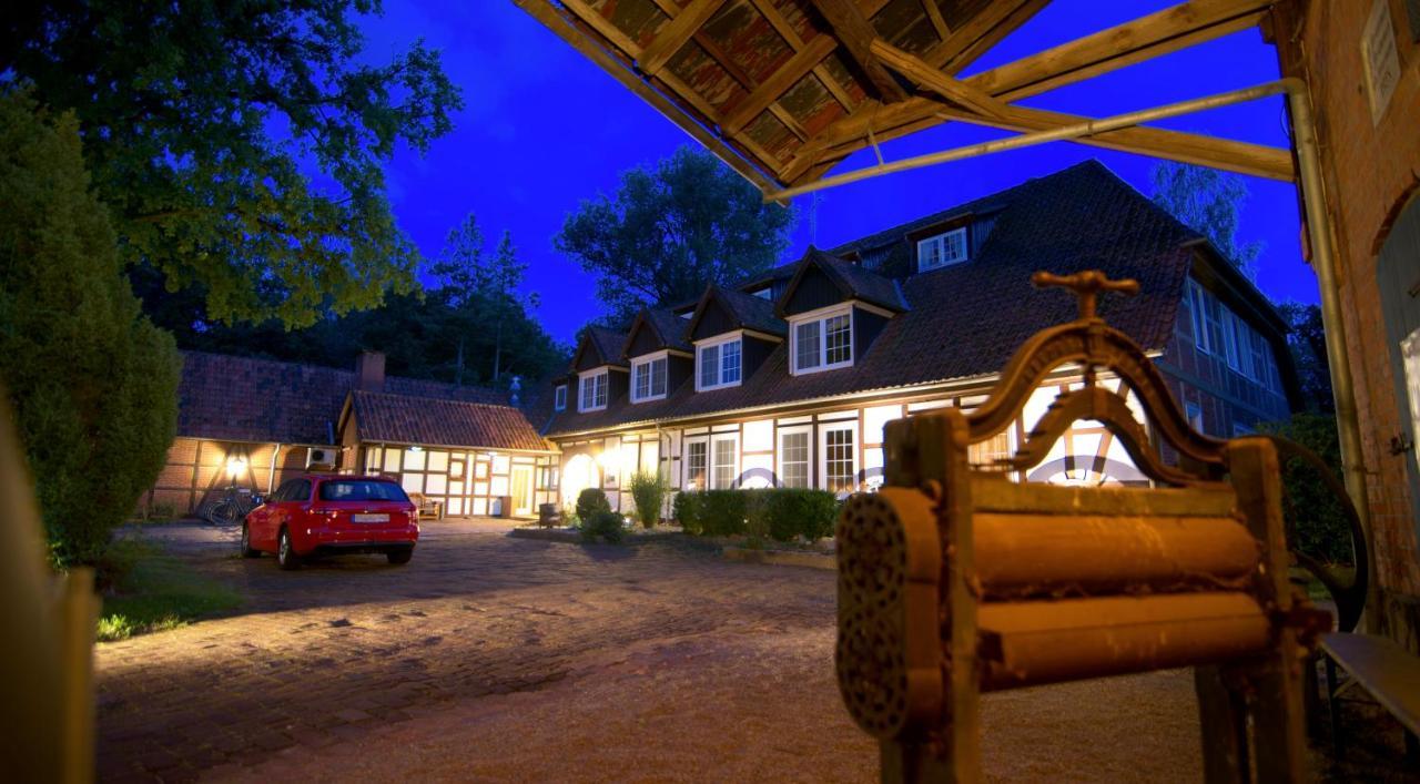 Landhotel Gutshof Im Oertzetal In Oldendorf, Suedheide 헤르만스부르크 외부 사진