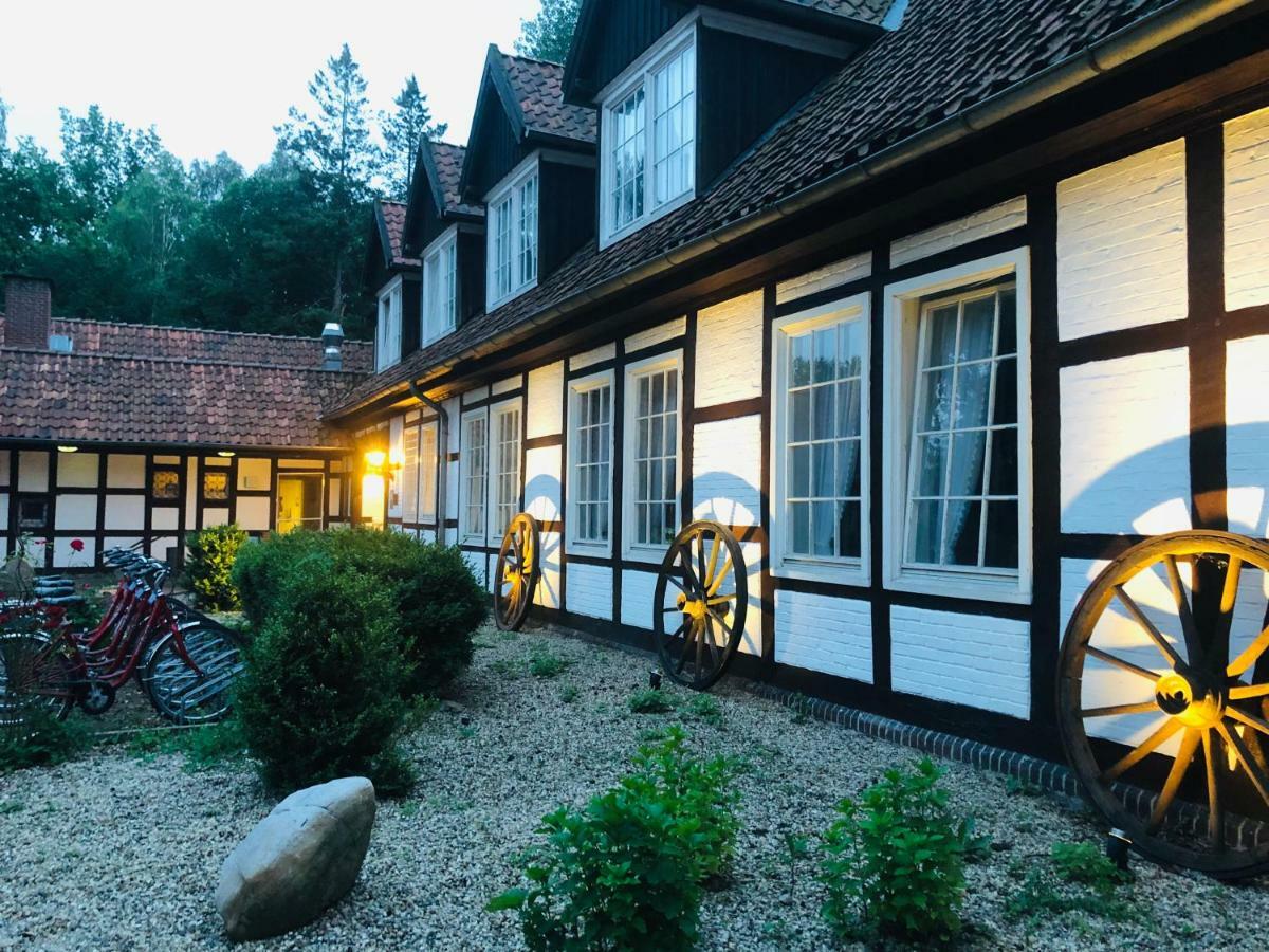 Landhotel Gutshof Im Oertzetal In Oldendorf, Suedheide 헤르만스부르크 외부 사진